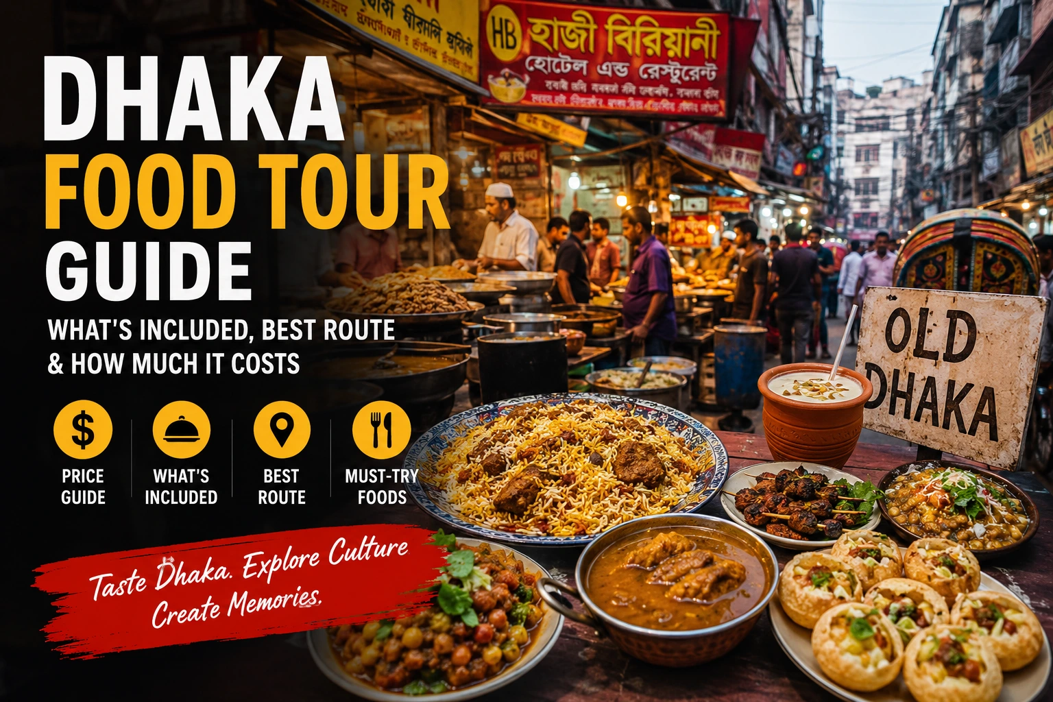 Dhaka food tour price