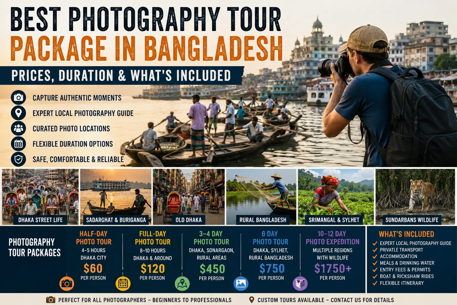 bangladesh photography tour package price