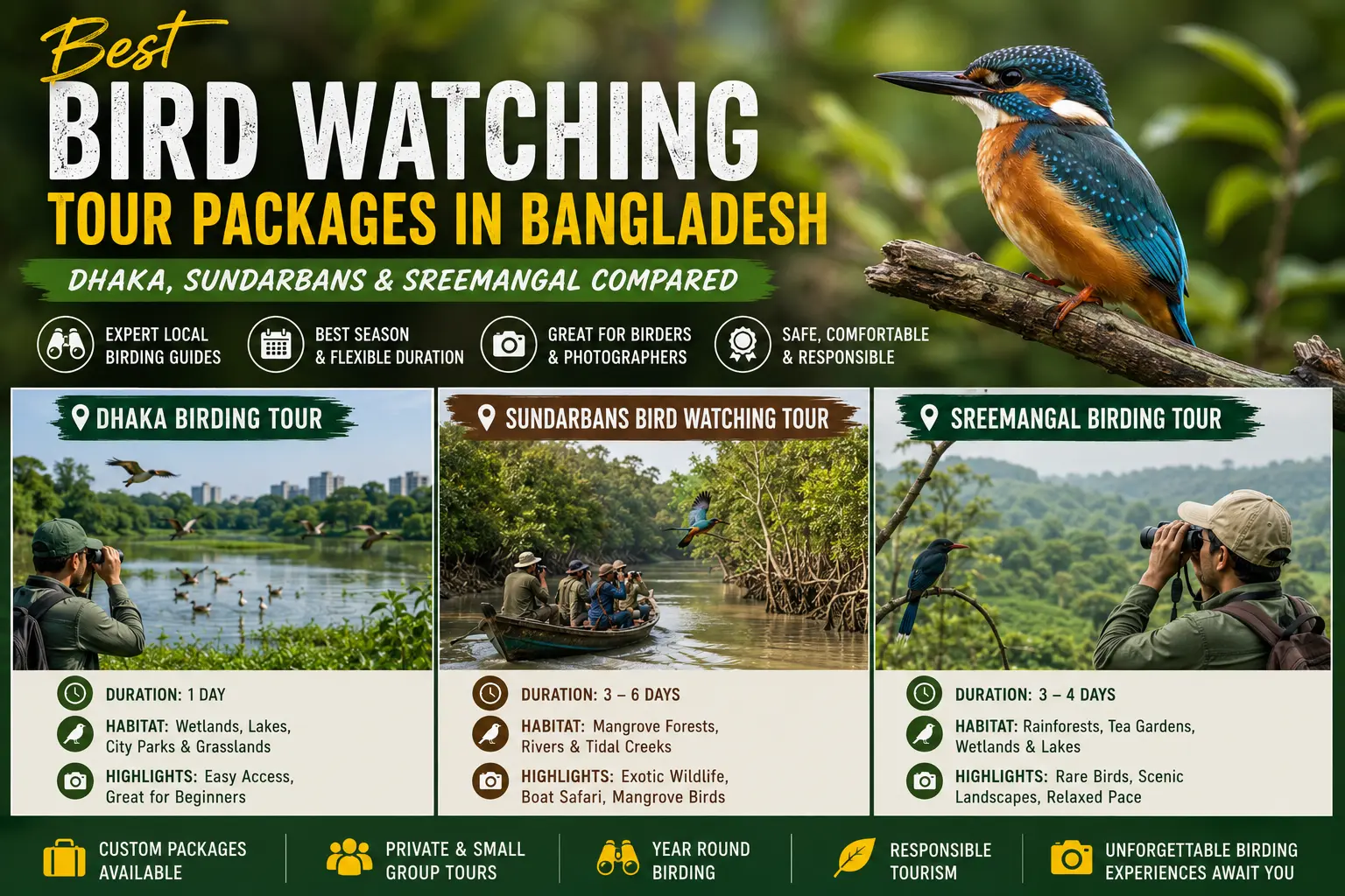 Best Bird Watching Tour Packages in Bangladesh