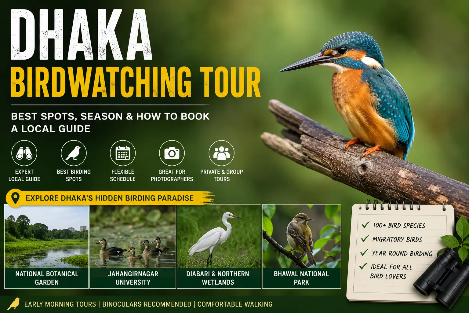 dhaka birdwatching tour
