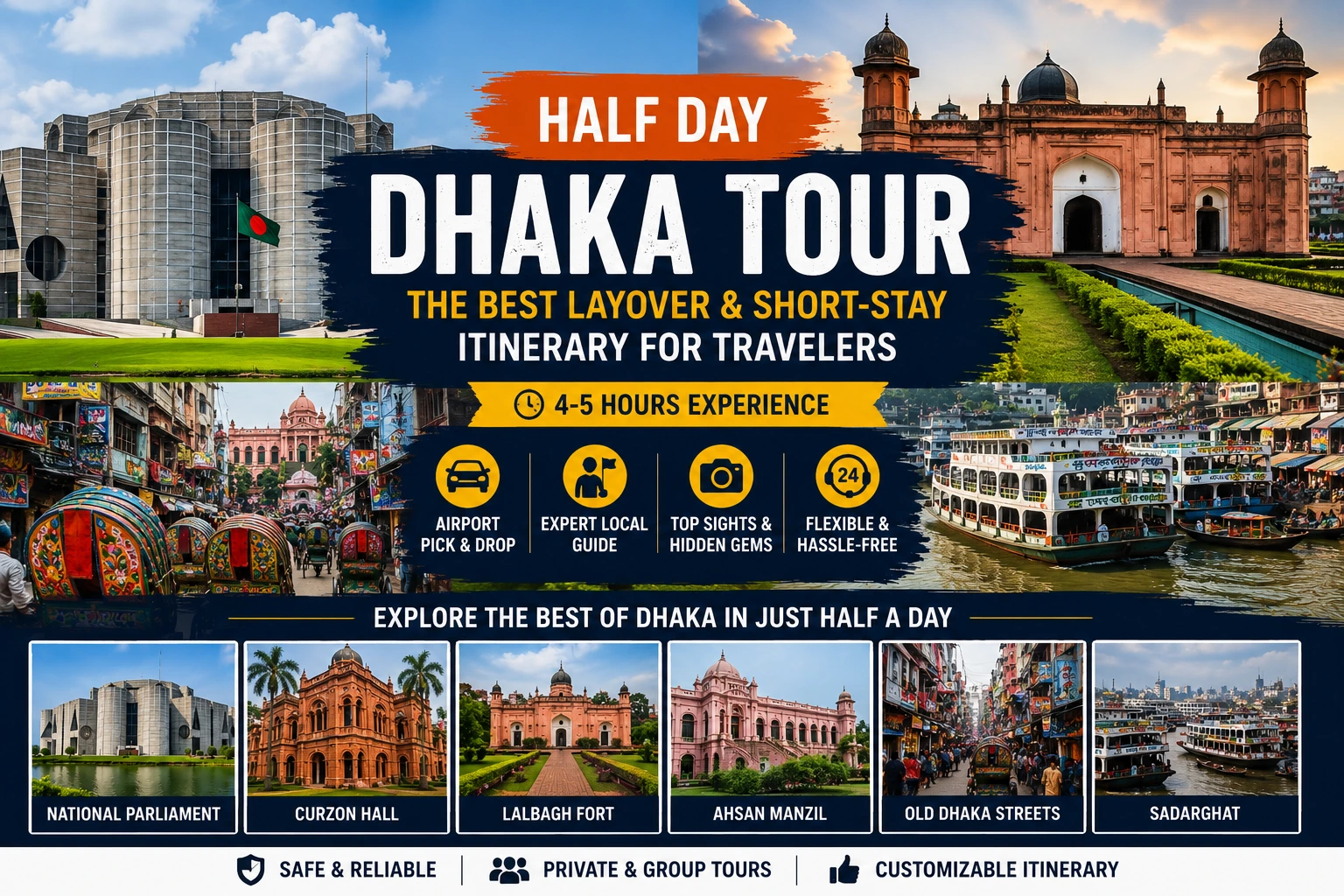 dhaka layover tour